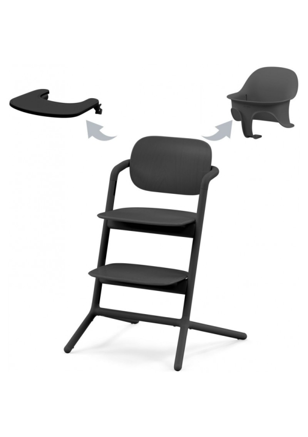 Cybex Lemo stunning black стільчик для годування 3 в 1