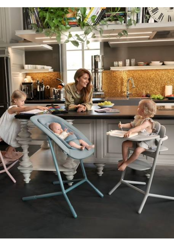 Cybex Lemo pearl pink стільчик для годування 4 в 1