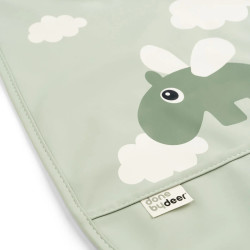 Нагрудник з липучкою Happy Clouds, зелений