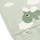 Нагрудник з липучкою Happy Clouds, зелений
