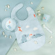 Done by Deer Нагрудник з липучкою Playground, синій