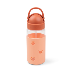 DoneByDeer Пляшка з трубочкою Easy-grip Elphee Папайя 350мл