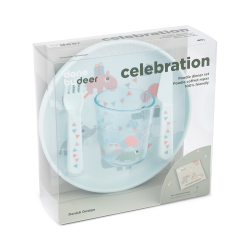 DoneByDeer Набір посуду Foodie Celebration блакитний