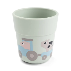 DoneByDeer Набір для їжі з присоскою Foodie Tiny Farm зелений