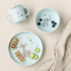 DoneByDeer Набір для годування Foodie з присоскою Celebration Блакитний