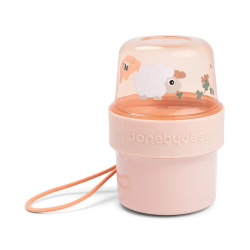 DoneByDeer Контейнер для перекусів To Go 2-в-1 S Tiny Farm Пудра