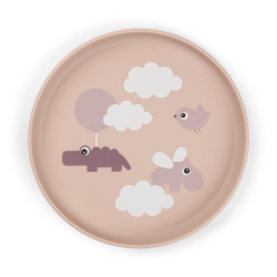 DonebyDeer Тарілка Foodie Happy Clouds Пудрова