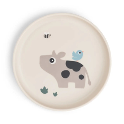 DoneByDeer Тарілка Foodie Tiny farm Пісок