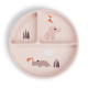DoneByDeer Роздільна тарілка Stick&Stay Playground Пудра