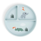 DoneByDeer Роздільна тарілка Stick&Stay Playground Синя