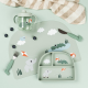 DoneByDeer Секційна тарілка Stick&Stay Playground зелена