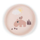 DoneByDeer Силіконова тарілка Stick&Stay Playground, пудровий