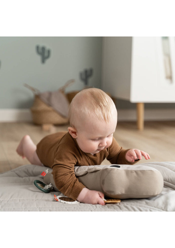 DoneByDeer Іграшка для активності Tummy Time Croco Пісочна