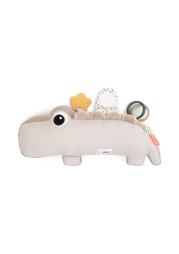 DoneByDeer Іграшка для активності Tummy Time Croco Пісочна