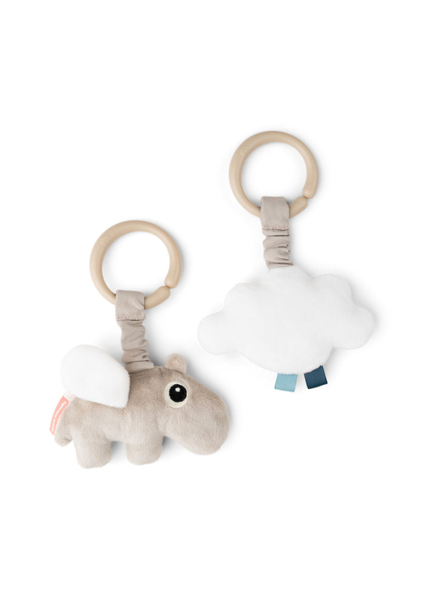 DoneByDeer Підвісна іграшка (2 шт.) Happy Clouds Пісочна