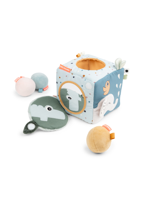 DoneByDeer Розвивальний куб Discovery Deer friends, Colour mix