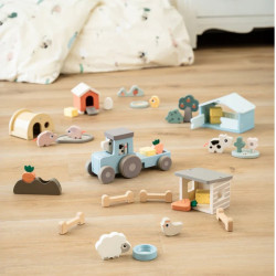 DoneByDeer Ігровий набір Tiny Farm – Sheepy – мікс кольорів