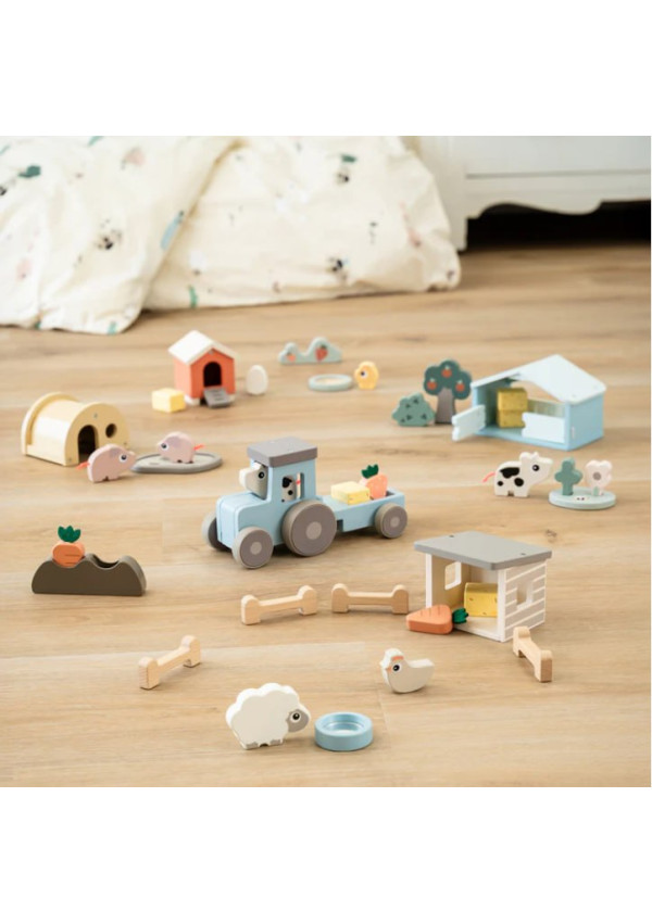 DoneByDeer Ігровий набір Tiny Farm – Sheepy – мікс кольорів