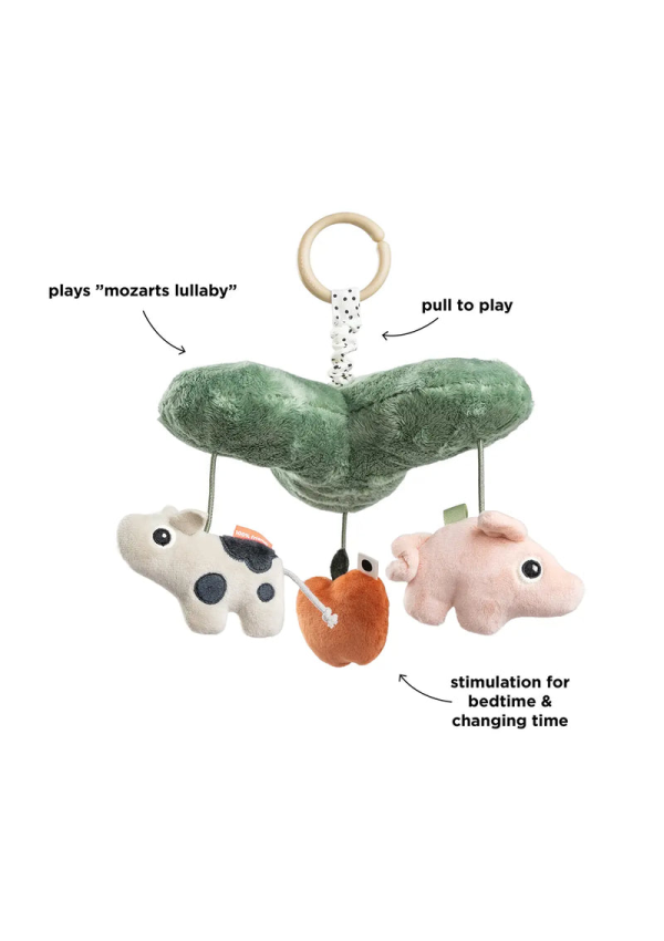 DoneByDeer Музична карусель Tiny farm Мікс кольорів
