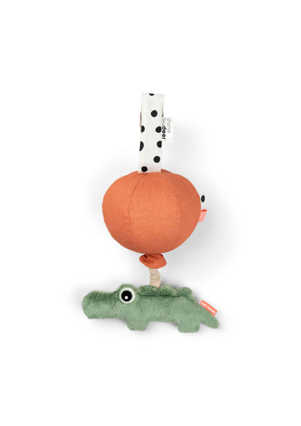 DoneByDeer Музична іграшка Happy Clouds Croco Зелений