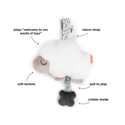 DoneByDeer Музична іграшка Sheepy Пісочний