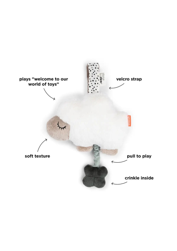 DoneByDeer Музична іграшка Sheepy Пісочний
