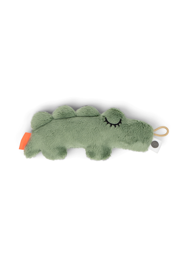 DoneByDeer Сенсорне брязкальце‑крокодил Croco Зелений