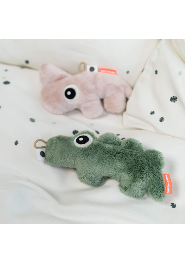 DoneByDeer Сенсорне брязкальце‑носорог Nozo Пудровий