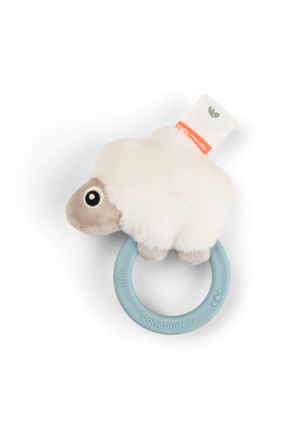 DoneByDeer Прорізувач Сенсорна іграшка Sheepy Blue