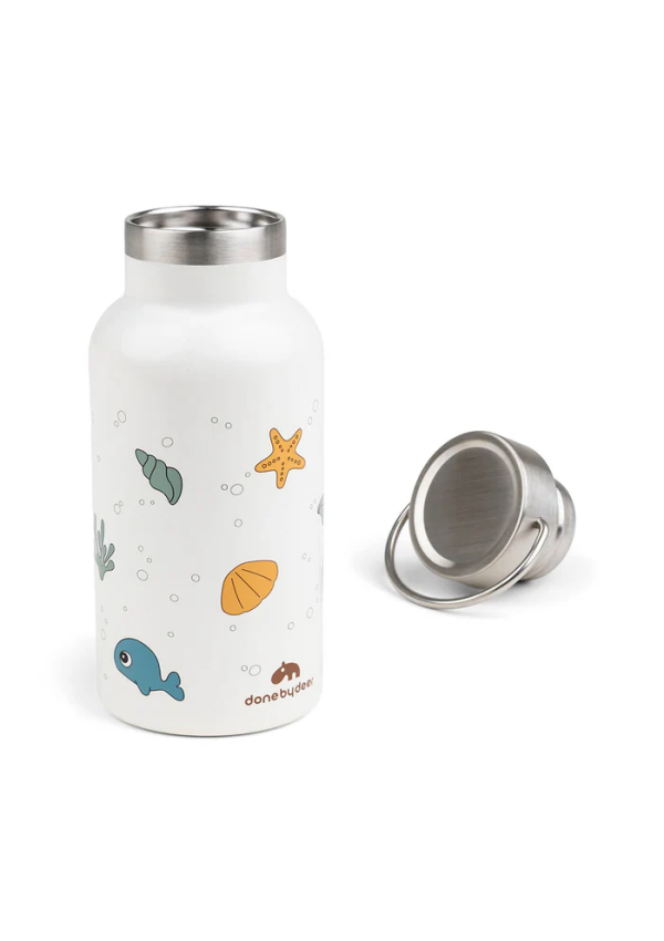 DoneByDeer Термос металічний Sea friends Beige