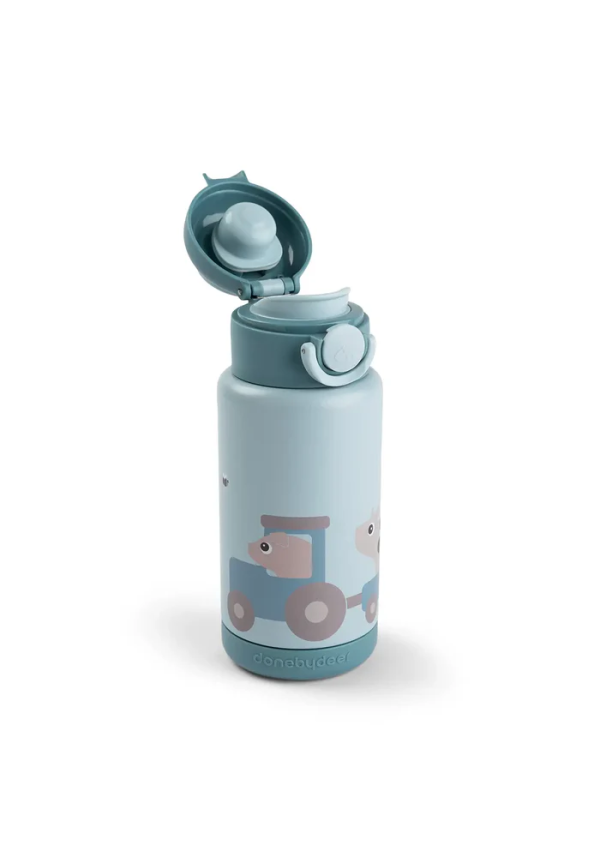 DoneByDeer Термос пляшечка Tiny farm Blue 340 ml