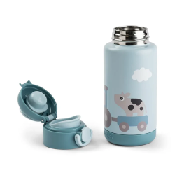 DoneByDeer Термос пляшечка Tiny farm Blue 340 ml