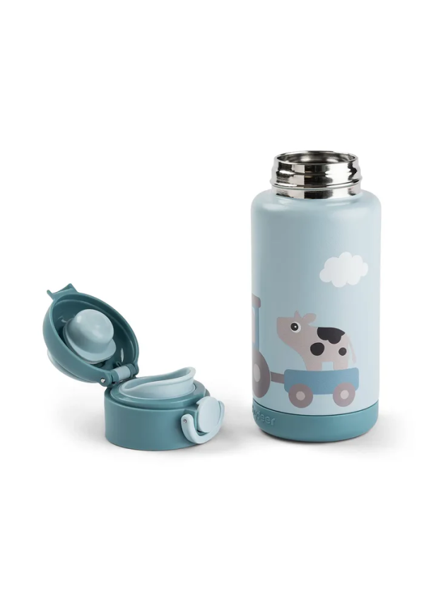 DoneByDeer Термос пляшечка Tiny farm Blue 340 ml