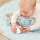 DoneByDeer Подушка активності для викладання на животик Playground, синій