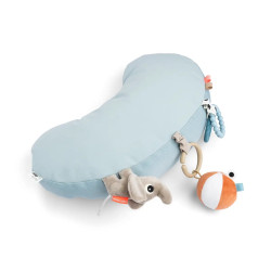 DoneByDeer Подушка активності для викладання на животик Playground, синій