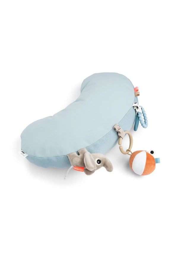 DoneByDeer Подушка активності для викладання на животик Playground, синій