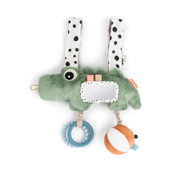 DoneByDeer Підвісна розвивальна іграшка Croco Зелений