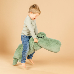 DoneByDeer Великий м'який друг Croco Зелений