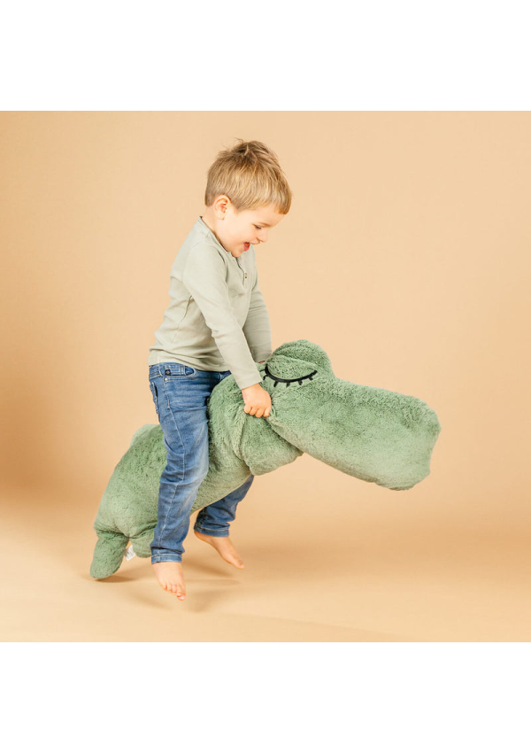 DoneByDeer Великий м'який друг Croco Зелений
