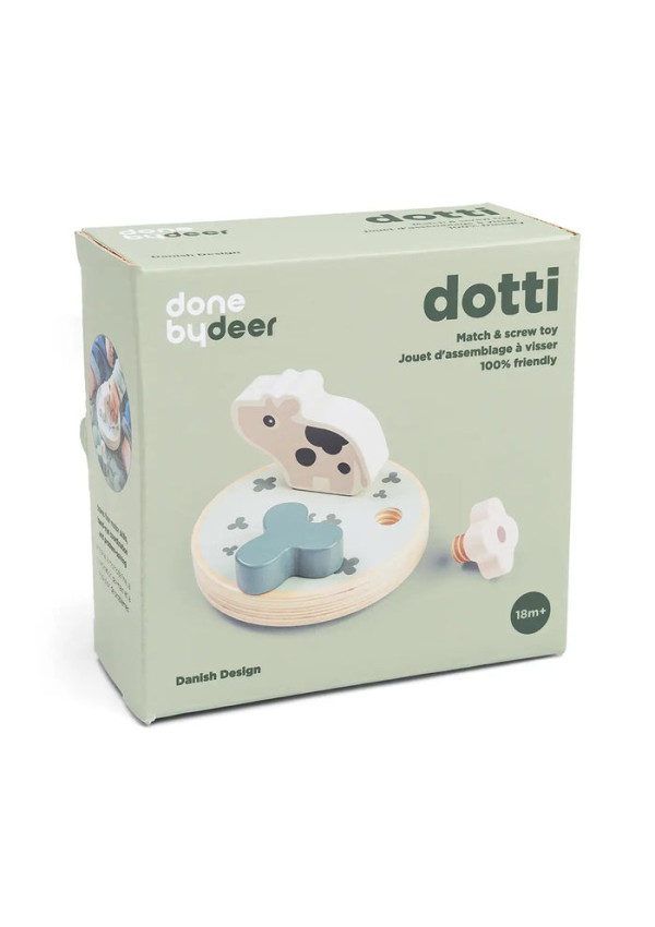 DoneByDeer Іграшка Match&Screw Dotti, мікс