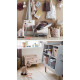 DoneByDeer Каталка 2-в-1 Pull along Raffi, пудровий