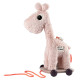 DoneByDeer Каталка 2-в-1 Pull along Raffi, пудровий