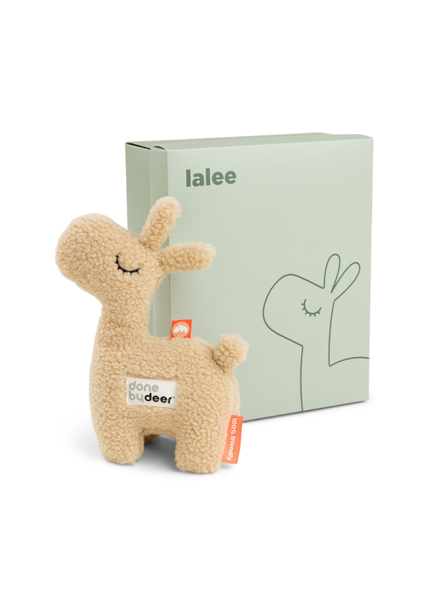 DoneByDeer Подарункова коробка з м'якою іграшкою Lalee Пісочна