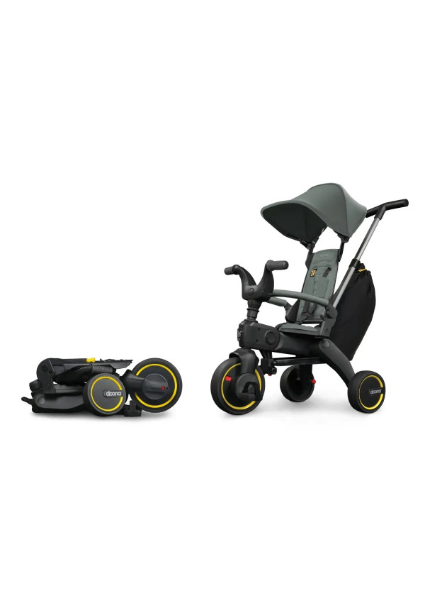Складний триколісний велосипед Doona Liki Trike S3 - Slate Green
