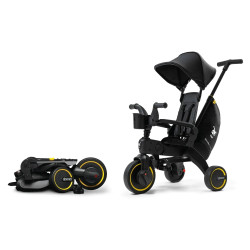 Складний триколісний велосипед Doona Liki Trike S5 - Limited Edition Midnight