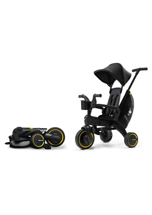 Складний триколісний велосипед Doona Liki Trike S5 - Limited Edition Midnight