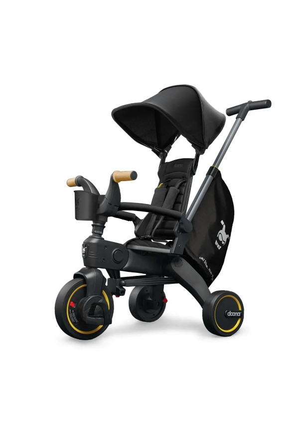 Складний триколісний велосипед Doona Liki Trike S5 - Nitro Black
