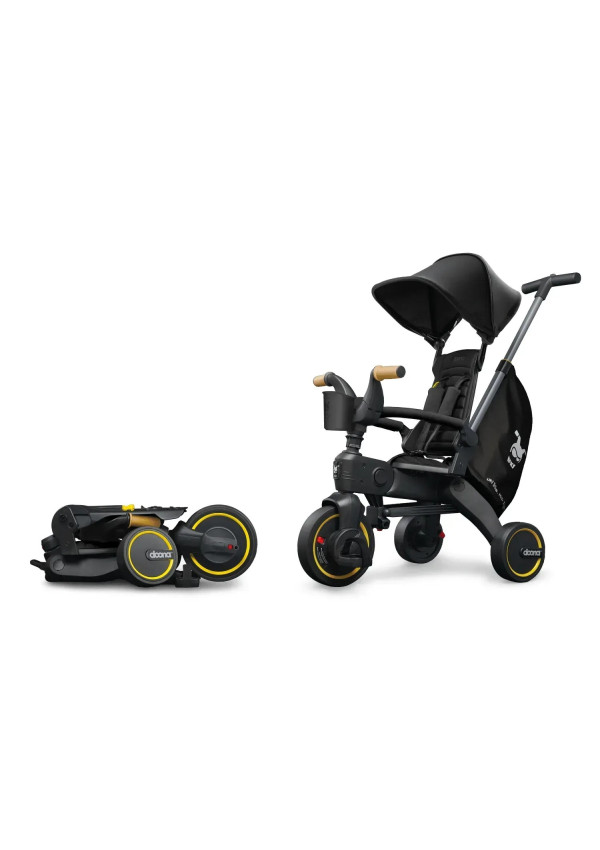 Складний триколісний велосипед Doona Liki Trike S5 - Nitro Black