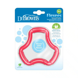 Dr. Browns Прорізувач для зубів ергономічний, колір рожевий