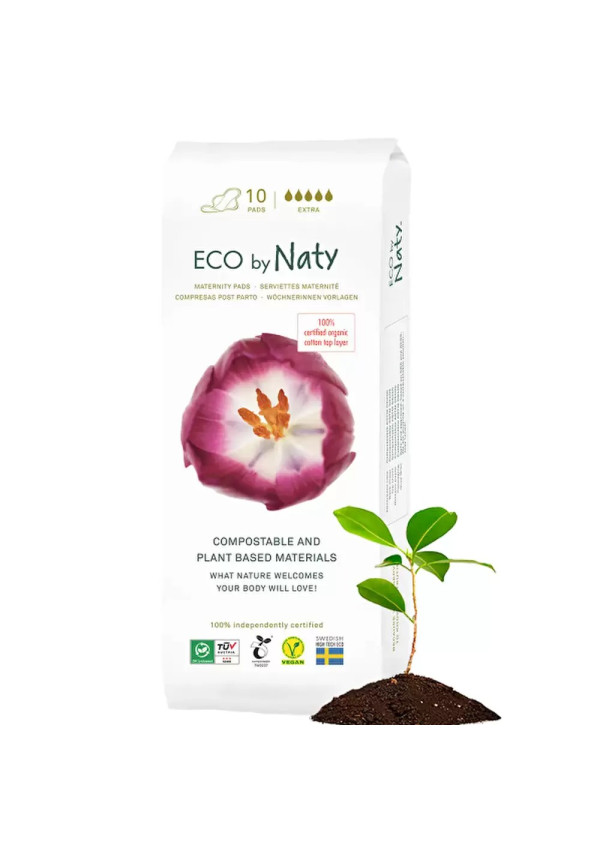 Післяпологові прокладки Eco by Naty 10 шт